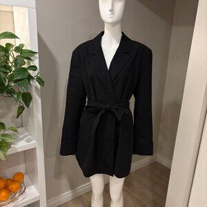 Black Wrap Blazer - Topshop